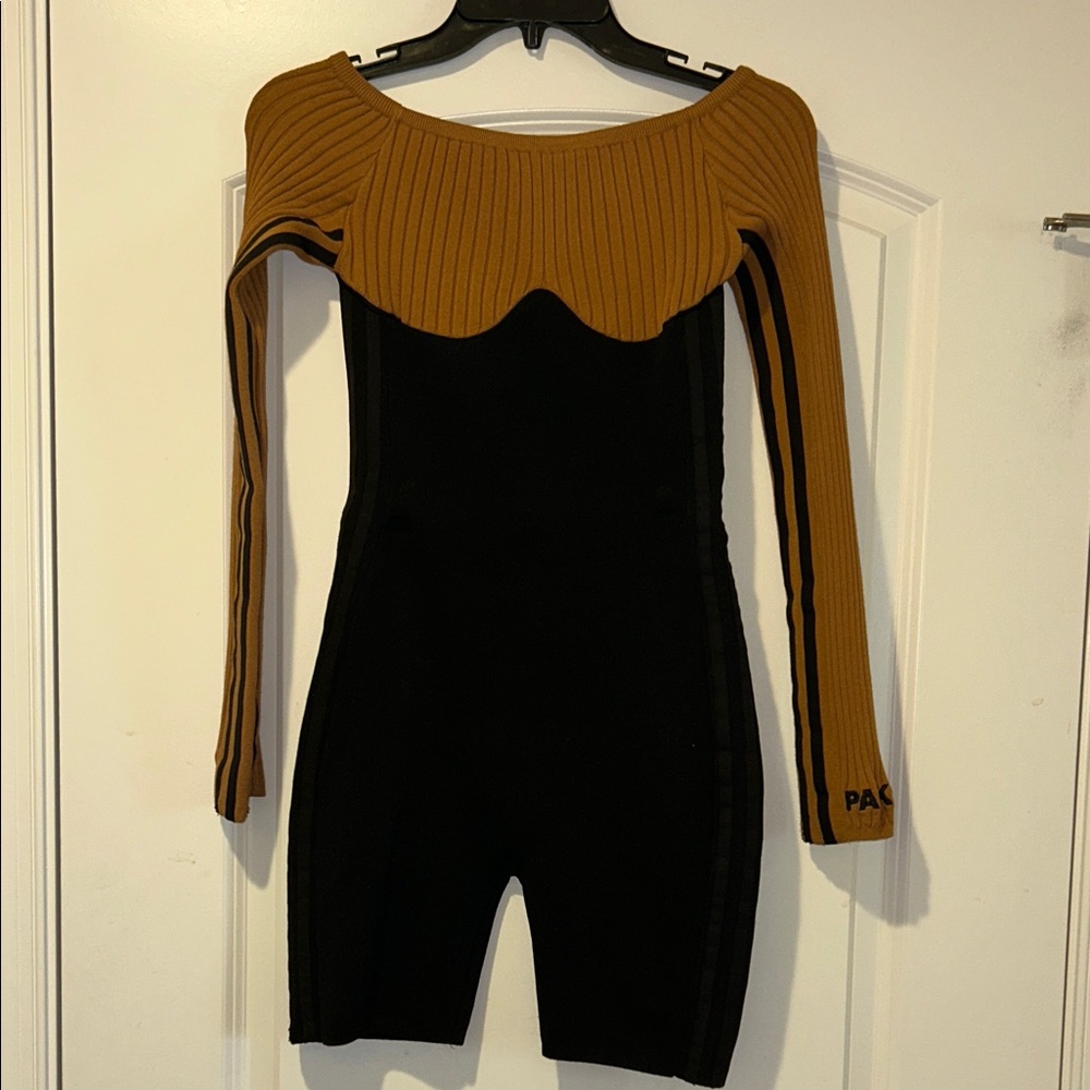 IVY PARK Black and Mustard Jumpsuit
